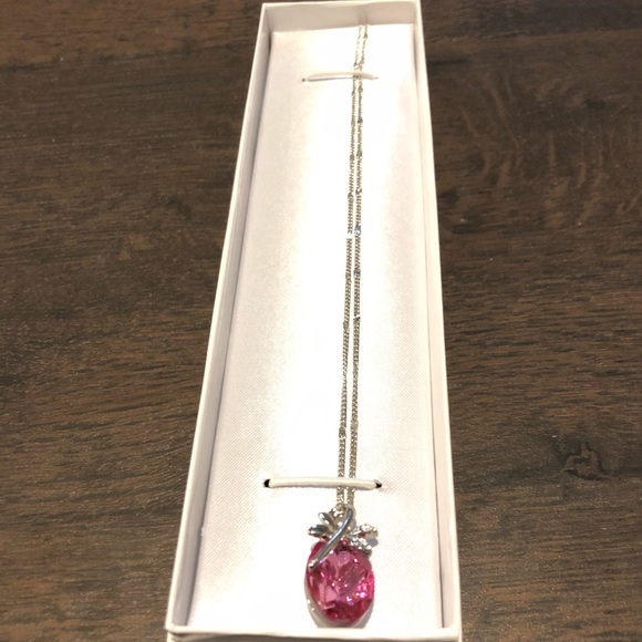 Dragonfly 925 Sterling silver w/ crystal pendant - Picture 3 of 3